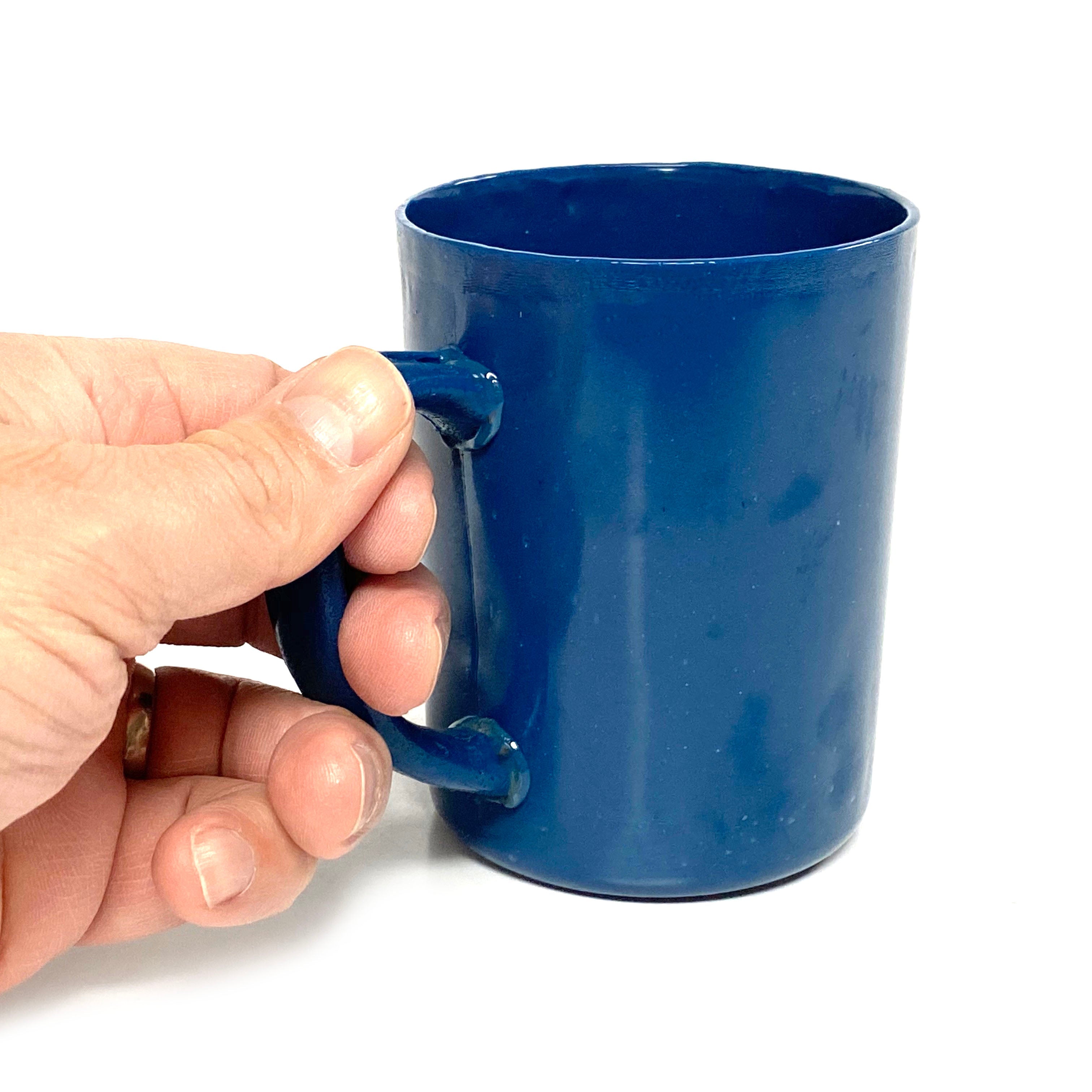 SMASHProps Breakaway Large Mug Prop - COBALT BLUE opaque - Cobalt Blue,Opaque