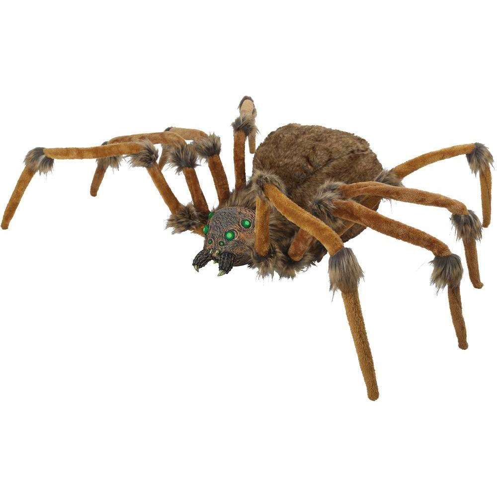 53” Deluxe Giant Brown Wolf Spider Light-up Eyes