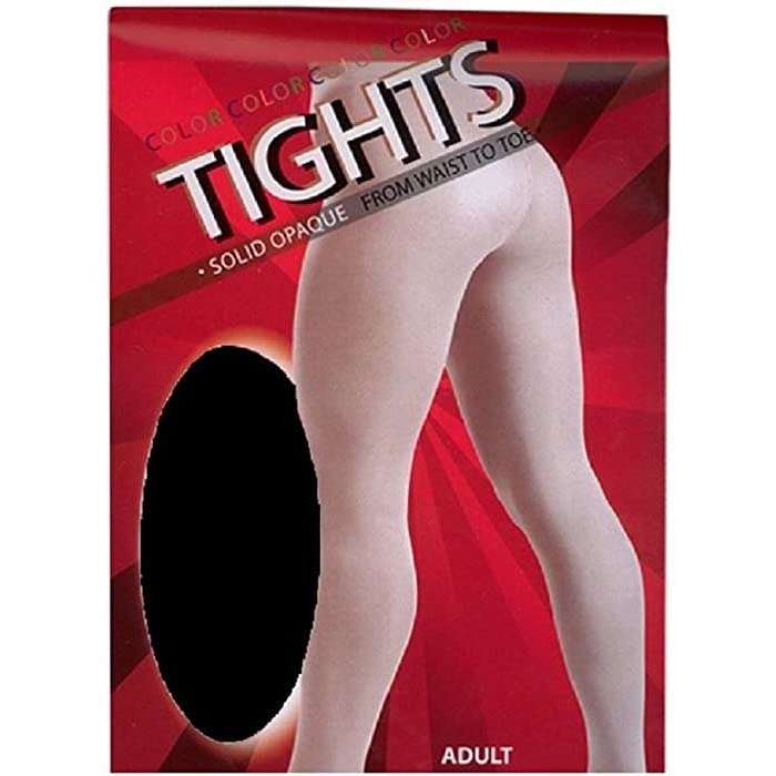 Black Opaque Plus Size Tights