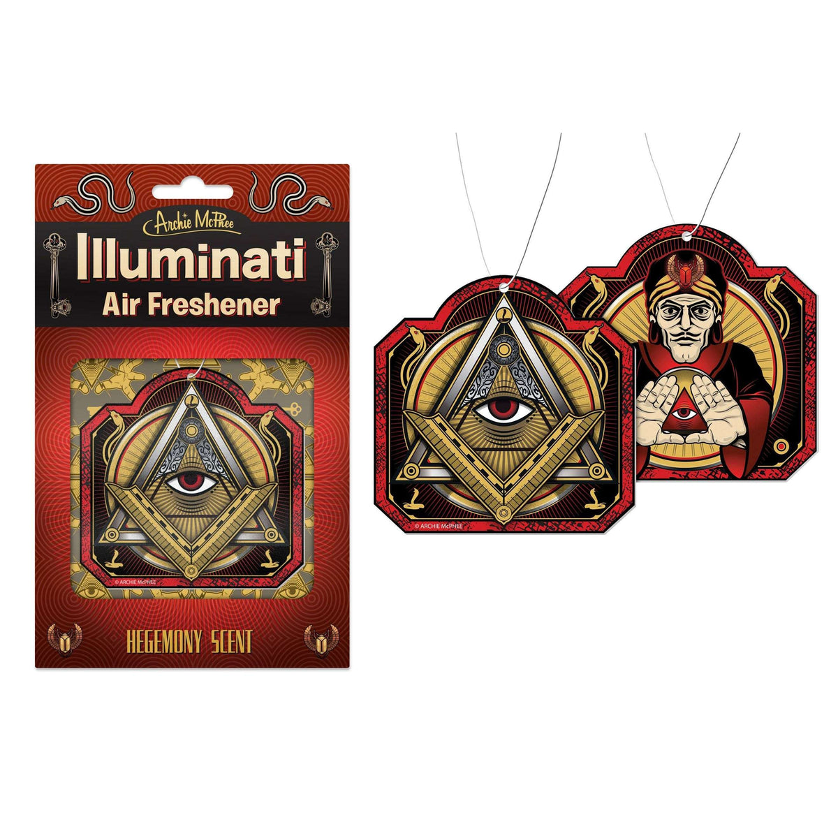 Illuminati Deluxe Musky Hegemony Air Freshener