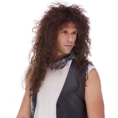 Heavy Metal Crimped Curl Eddie Wig