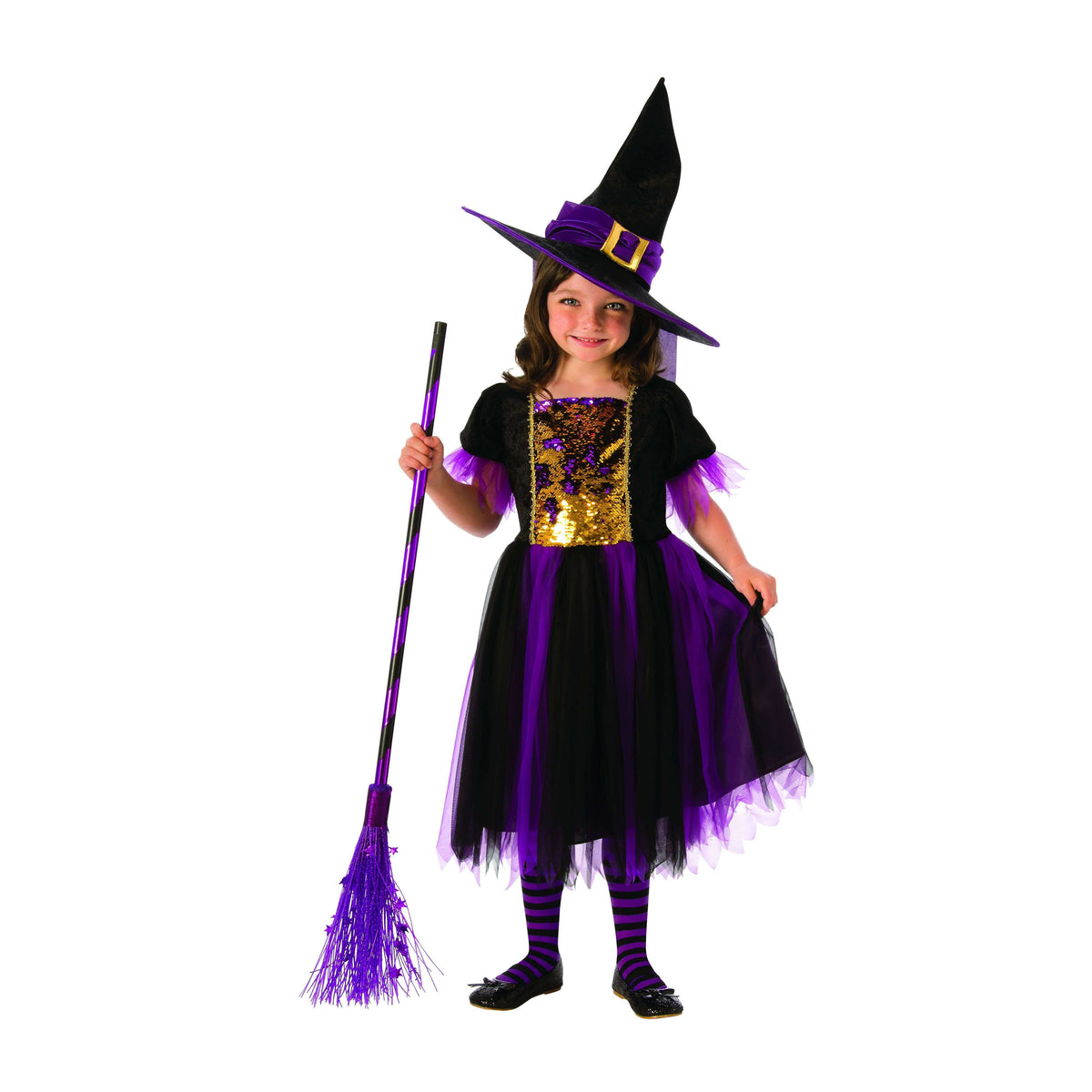 Color Magic Witch Child Costume