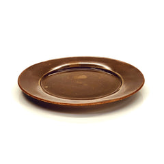 SMASHProps Breakaway Large Dinner Plate - AMBER BROWN opaque - Amber Brown,Opaque