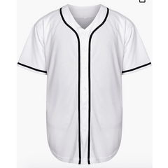 White Baseball Jersey