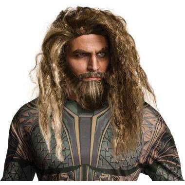 Classic Aquaman Adult Beard & Wig Set
