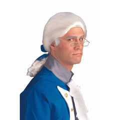 White Historical Adult Costume Wig