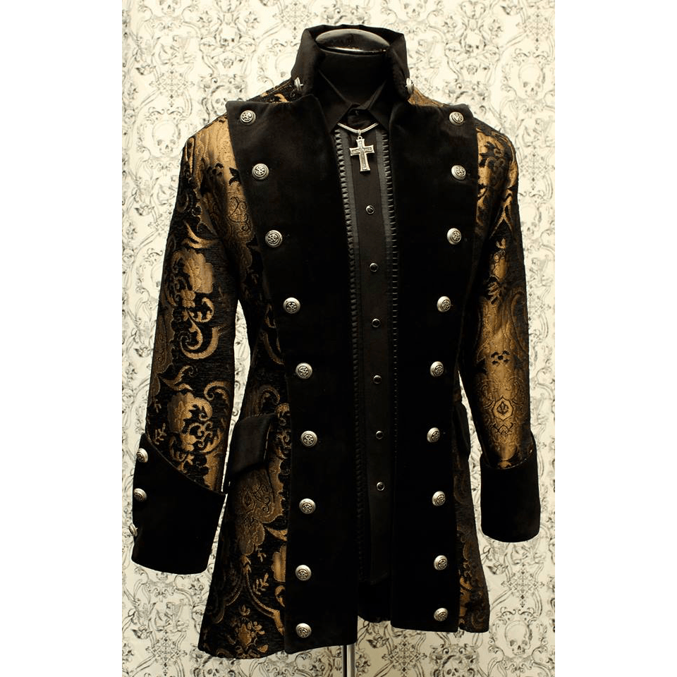 Gold and Black Versailles Coat