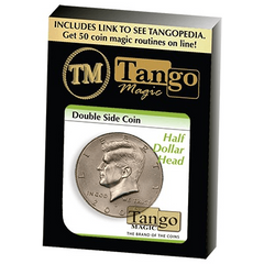 Double Side Half Dollar (Heads) (D0035) by Tango Magic - Trick