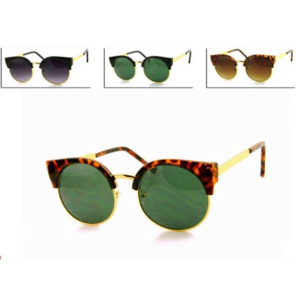 SoHo Round Frame Sunglasses Assorted