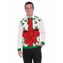 All Wrapped Up Adult Ugly Christmas Sweater