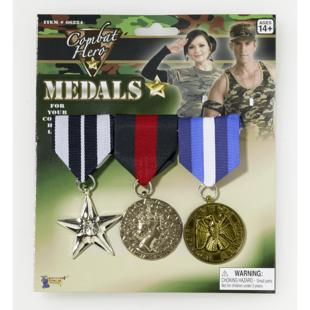 Military Medals - 3 Set