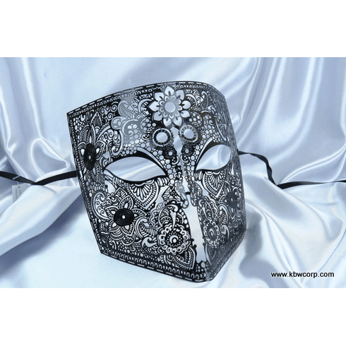 Black Metal Buta Style Mask