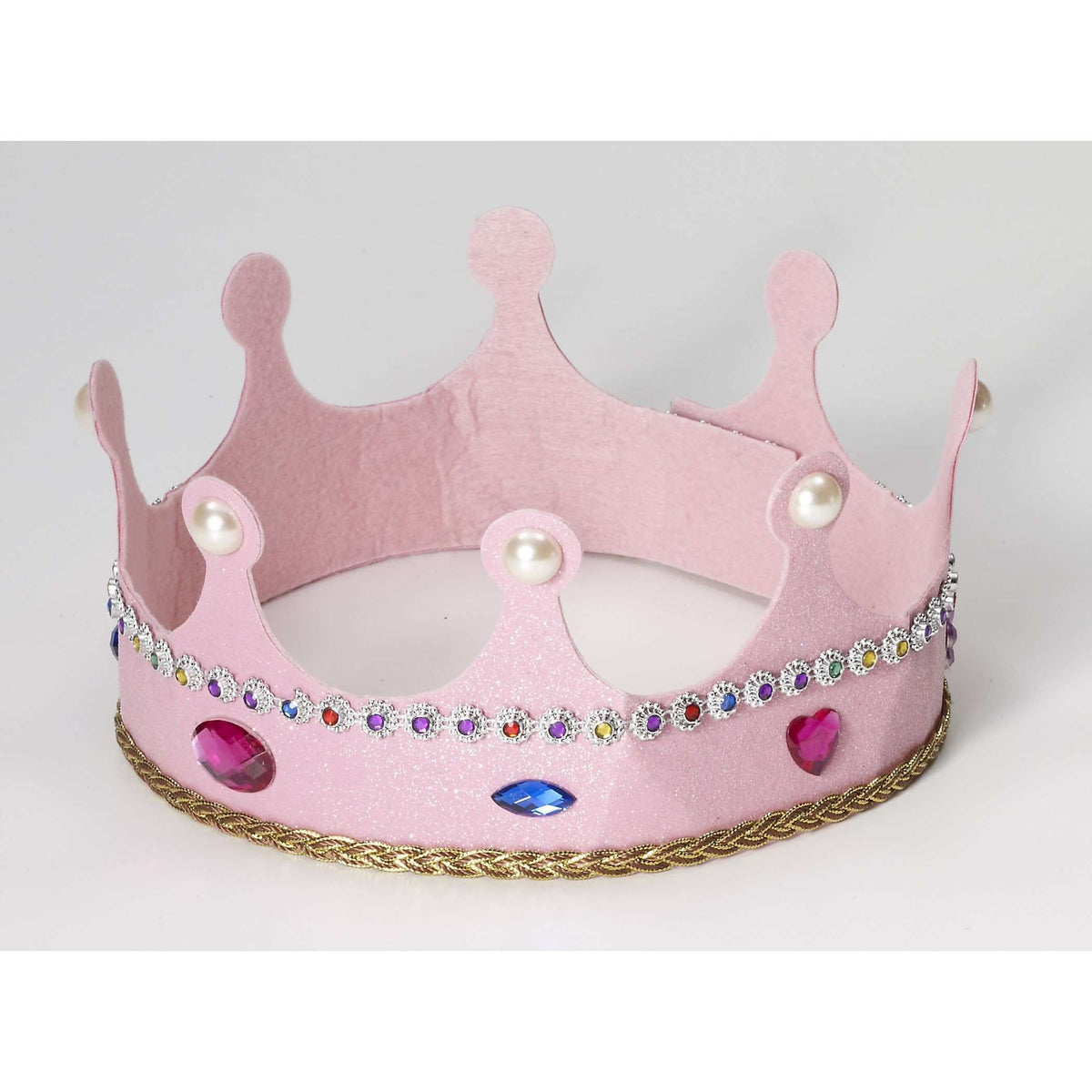 Glitter Pink Princess Crown