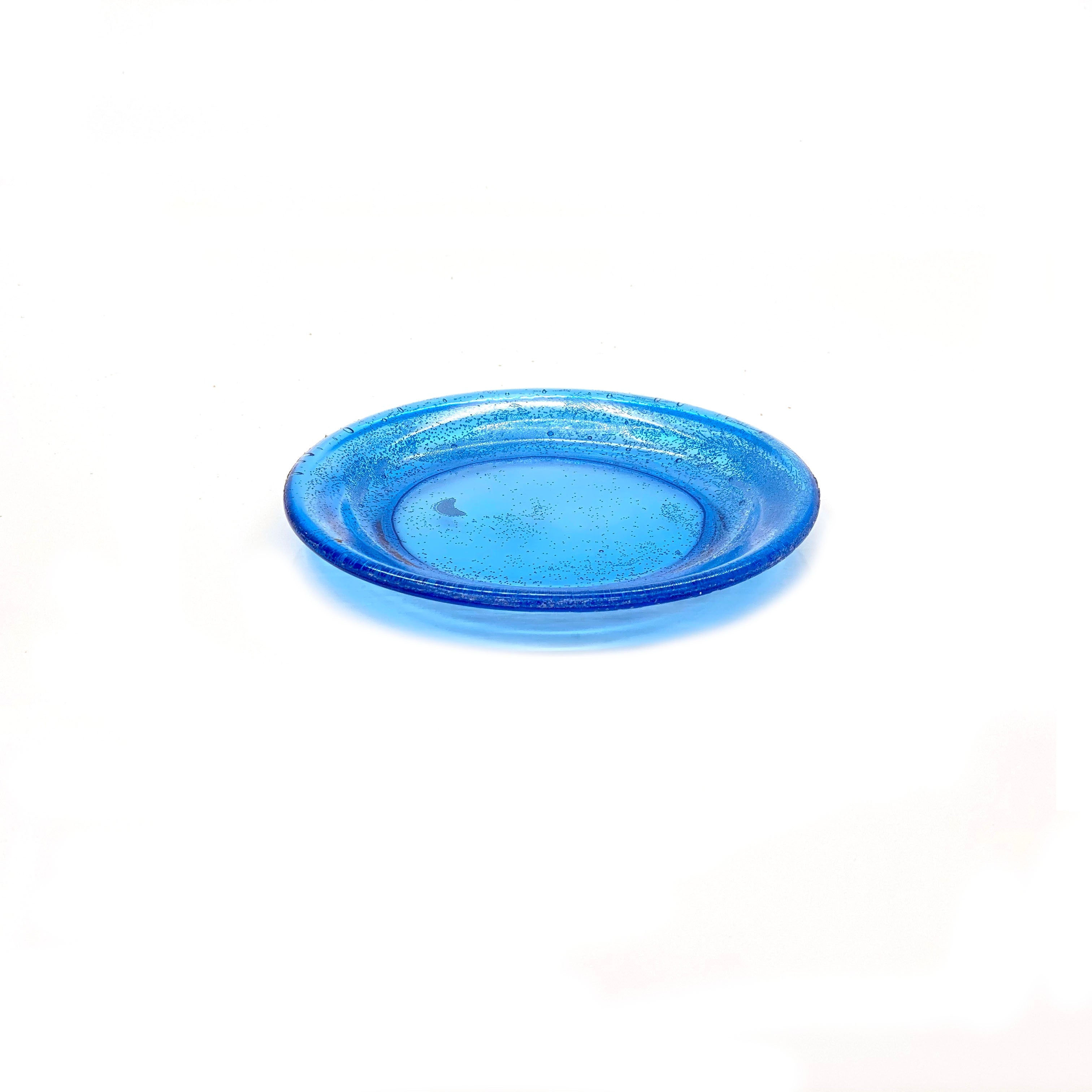 SMASHProps Breakaway Small Dinner Plate Prop - LIGHT BLUE translucent - Light Blue,Translucent