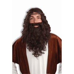 Biblical Times Jesus Adult Wig & Beard Set