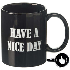 Have A Nice Day Secret Middle Finger Giant Mug