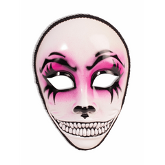 Pink Day Of The Dead Adult Venetian Mask