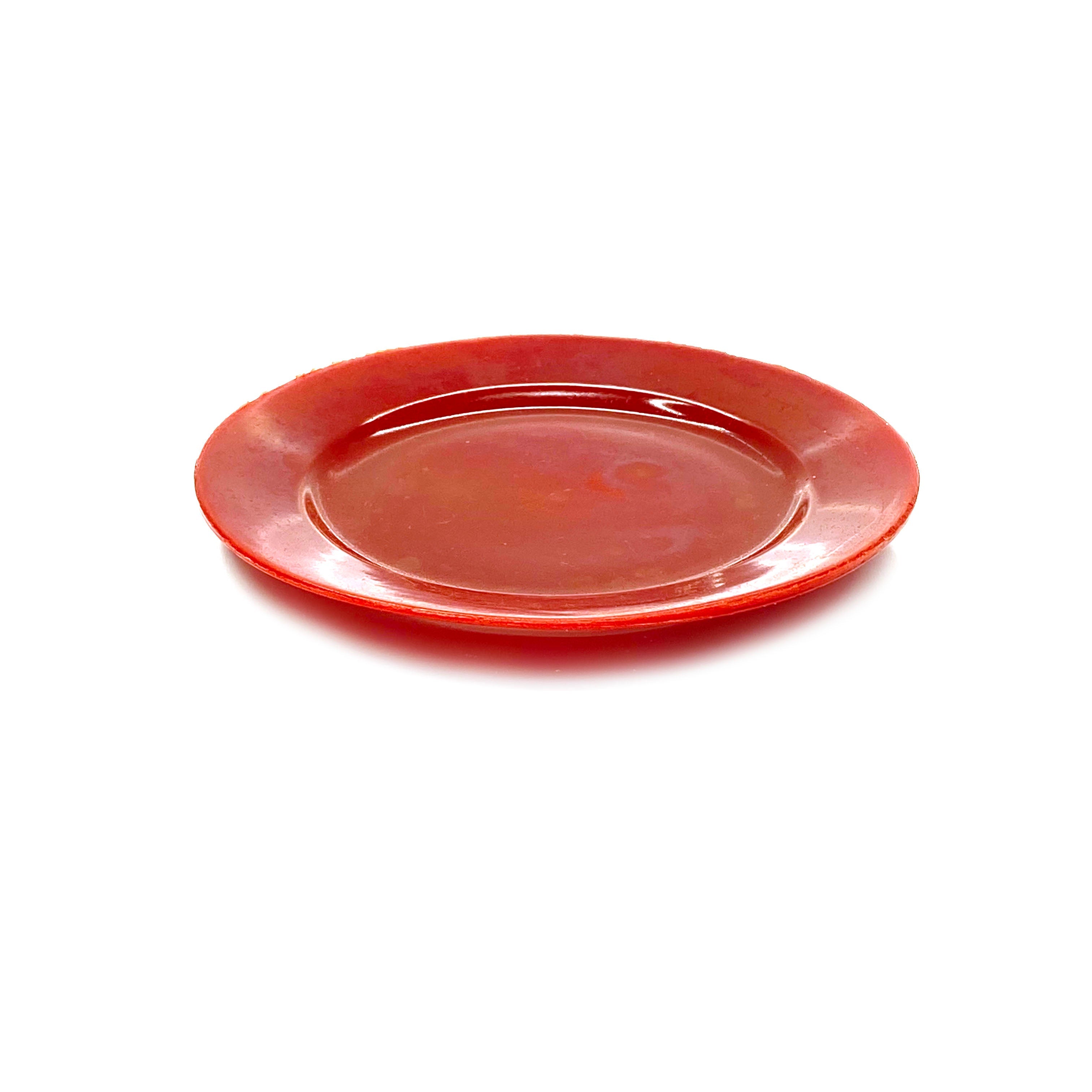 SMASHProps Breakaway Large Dinner Plate - RED opaque - Red,Opaque