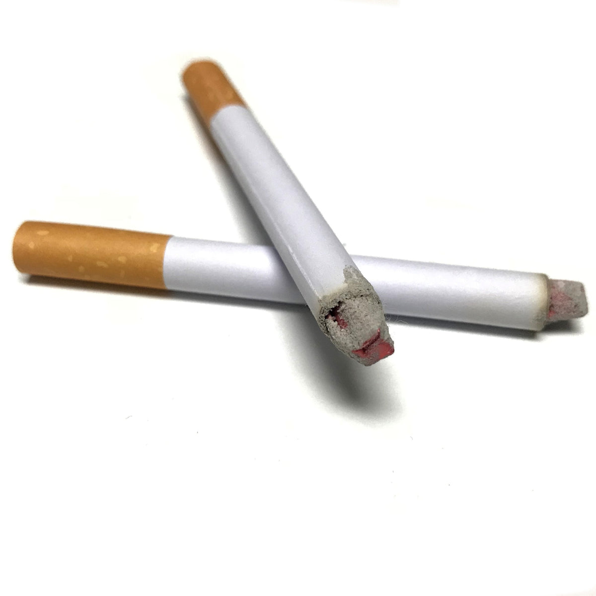 Fake Puff Puff Style Phony Cigarette with Powder Smoke Effect - 2 Pack