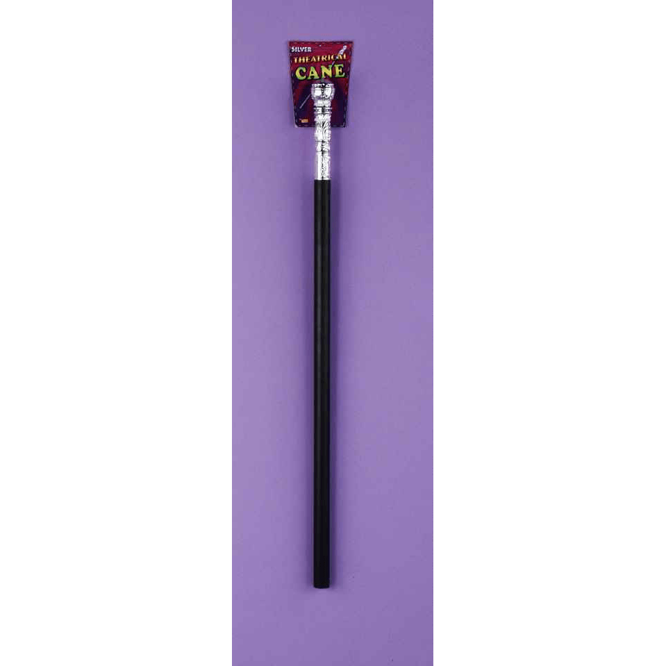 Silver Theatrical Walking Cane