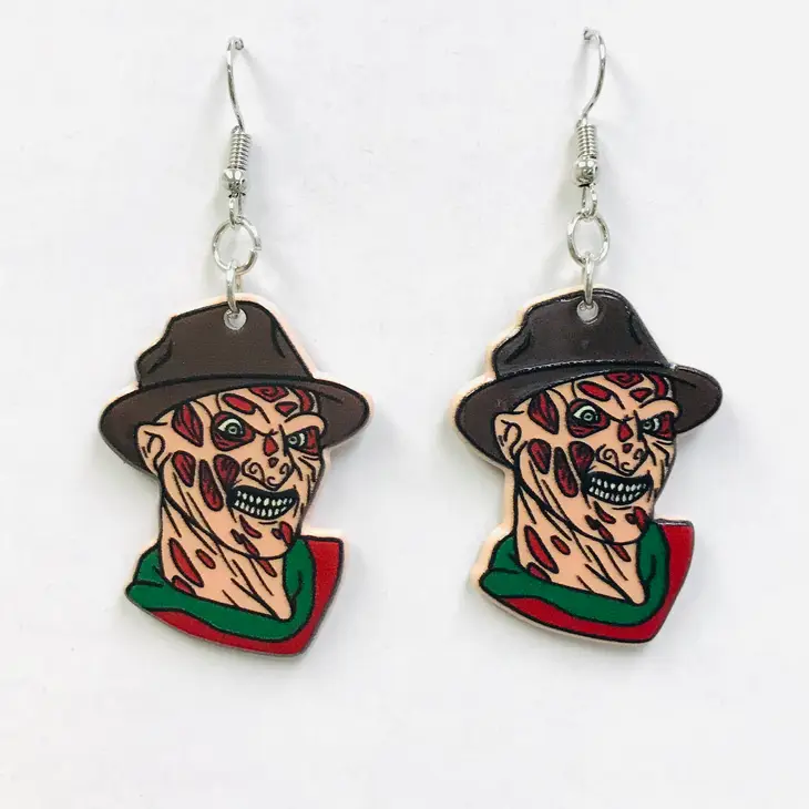 Freddy - Horror Icon Earrings