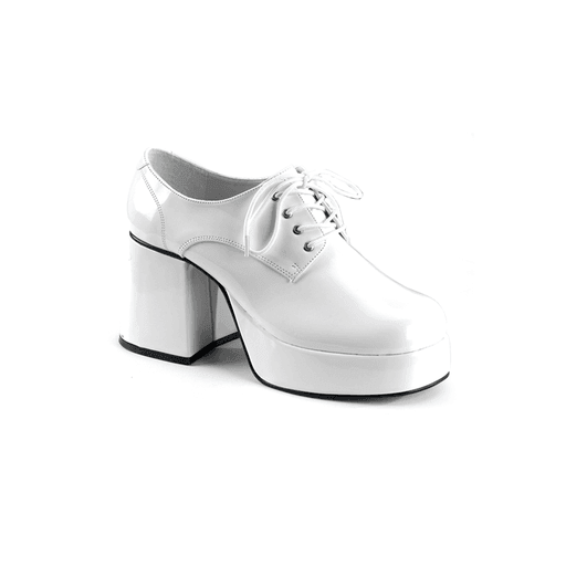 1970 s Disco Platform Shoes White US Men s 12 13