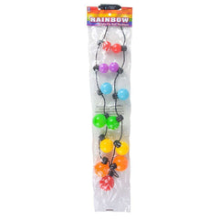 28" Light Up Rainbow Ball Necklace