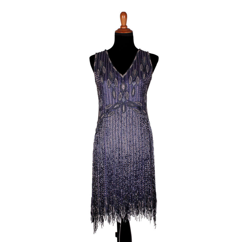 Gray and Silver Flapper Dress