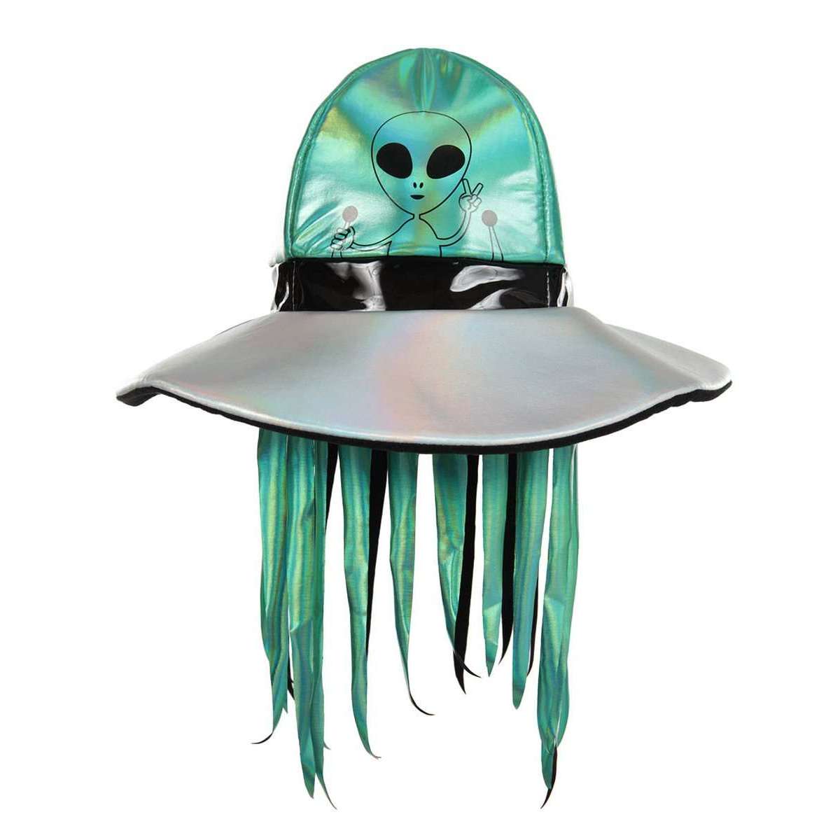 Iridescent Green Alien Abduction Hat – AbracadabraNYC