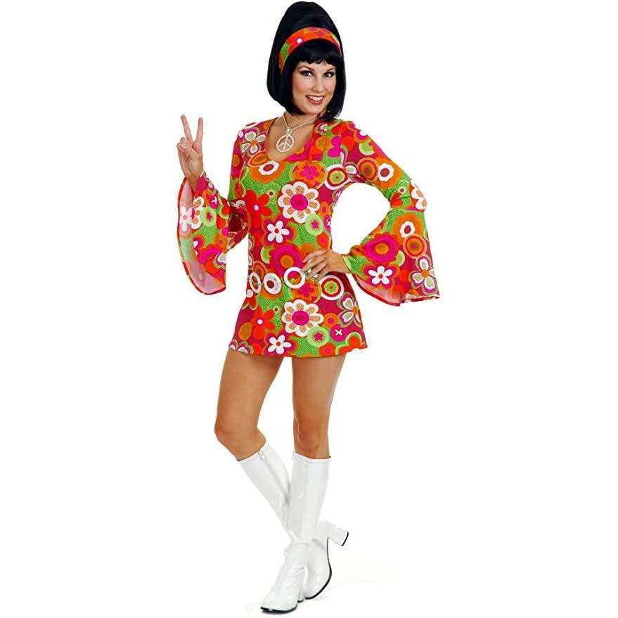 70s Flower Babe Womens Adult Costume