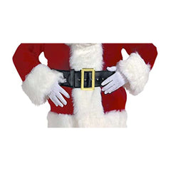 Authentic Burgundy Plush Velvet Professional Santa Suit Adult Costume
