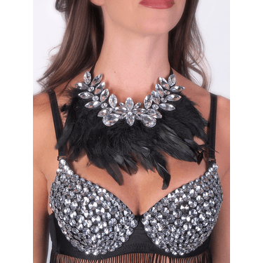 Black Feather Necklace