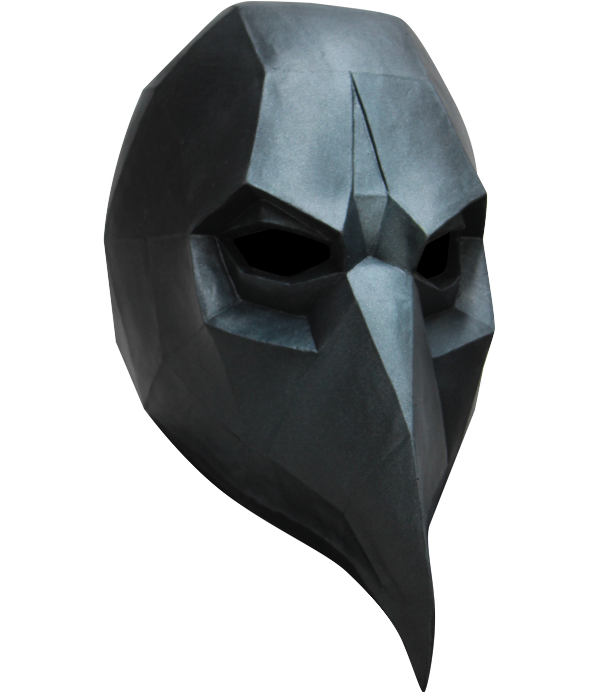 Low Poly Crow Latex Mask