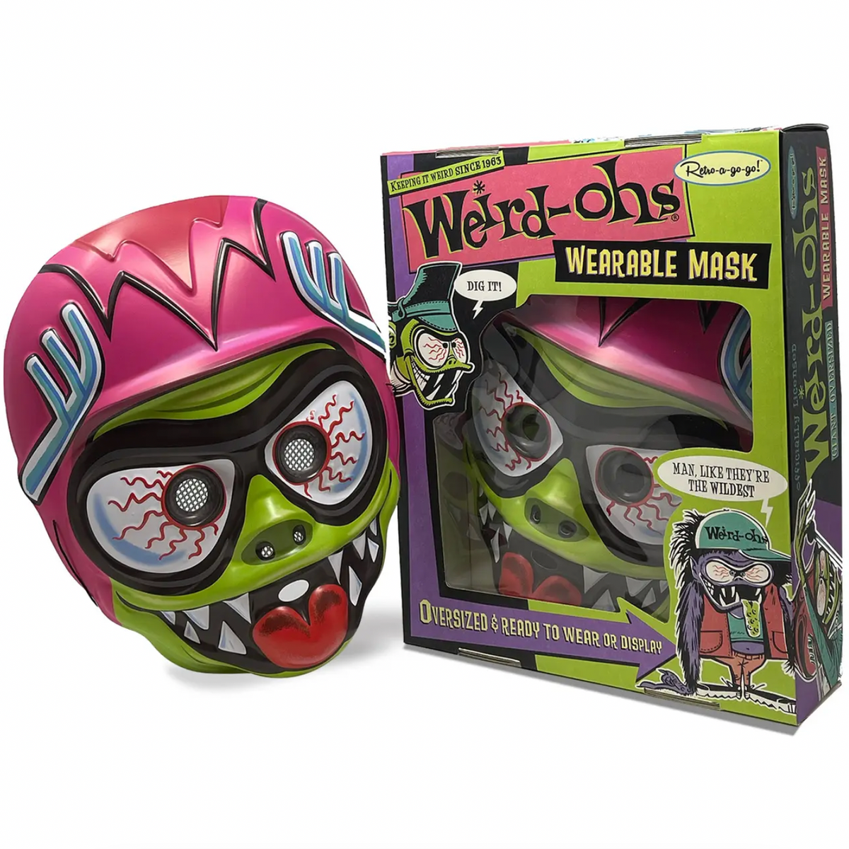 Weird-ohs Digger Wearable Mask - Green Machine