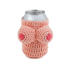 Nanas Boobies Knitted Beer Holder
