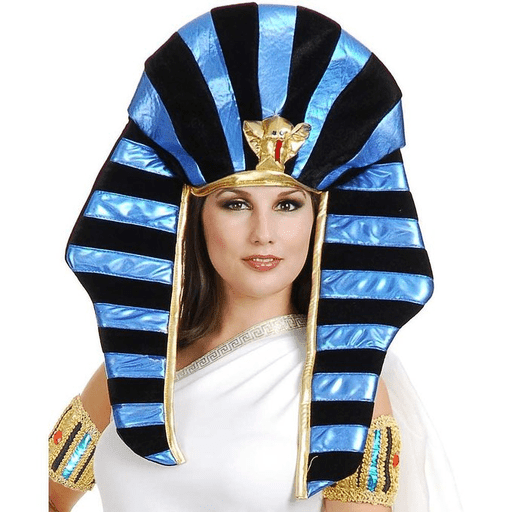 Turquoise  and Black Egyptian Adult Headpiece