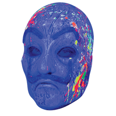 Neon Dali Artist Blacklight Mask