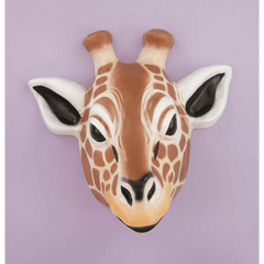 Plastic Giraffe Mask w/ Elastic Band