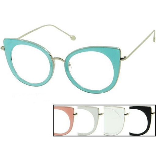 Vintage Cat Eye Clear Lens Glasses