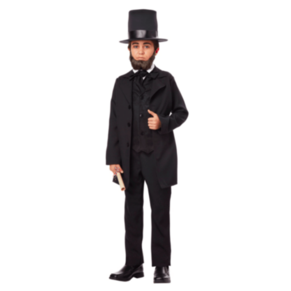 Abraham Lincoln / Frederick Douglass Historical Kids Costume