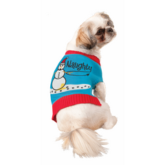 Naughty Snowman Pet Ugly Christmas Sweater
