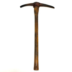 Foam Rubber Large Mining Pick Axe Stunt Prop - RUSTY - Rusty Head with Aged Handle