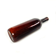 SMASHProps Breakaway Bordeaux Wine Bottle Stunt Prop - AMBER BROWN translucent - Amber Brown Translucent