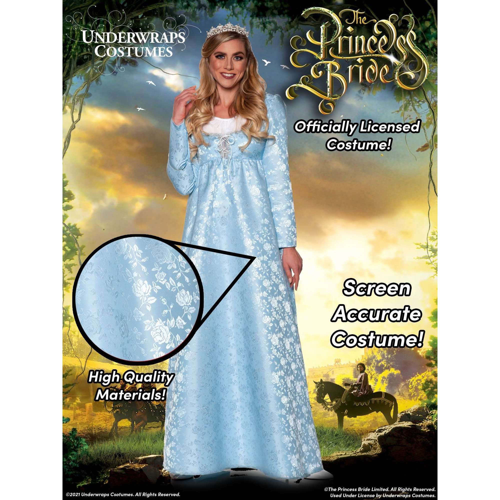 The Princess Bride Buttercup Wedding Dress Adult Costume Medium The Princess Bride Buttercup Wedding Dress Adult Costume Medium
