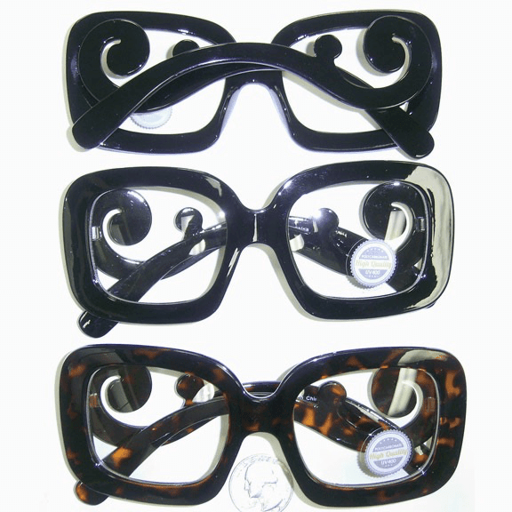 Curly Glasses Assorted