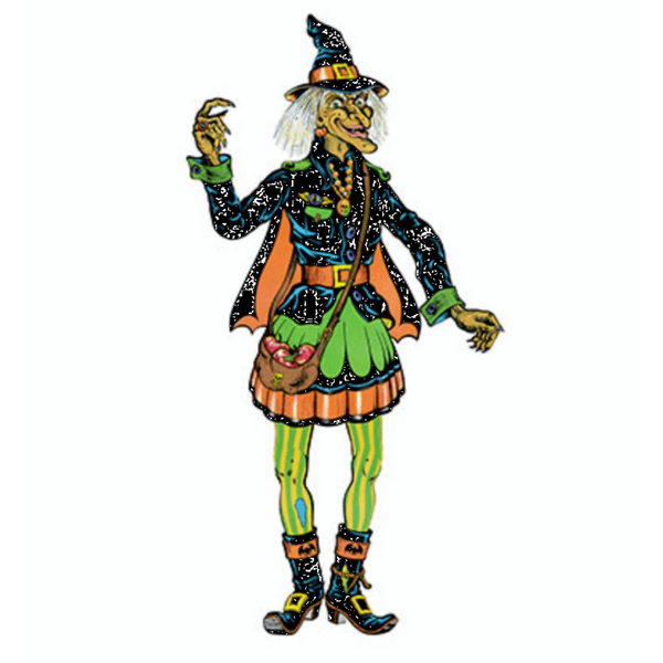 Vintage Halloween Jointed Witch – AbracadabraNYC