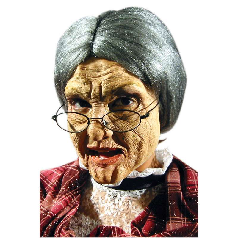 Old Woman Foam Latex Adult Mask