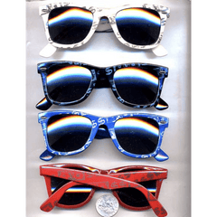 Money Dollar Signs And Bills Print Wayfarer Sunglasses