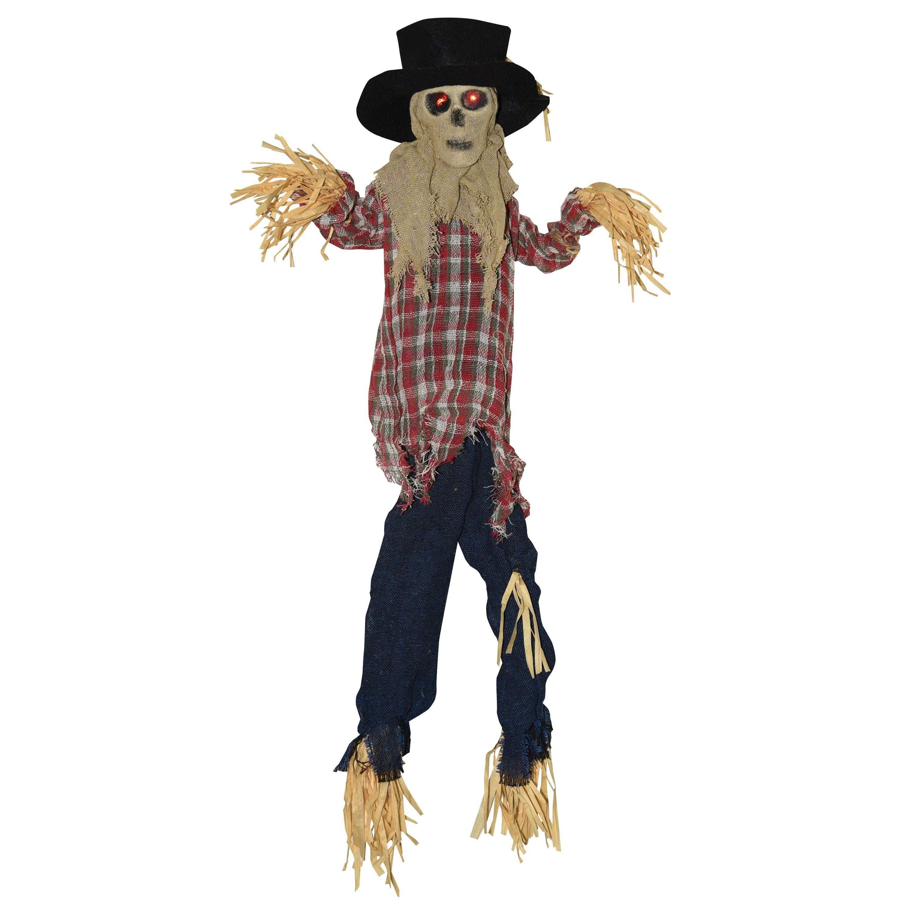 Sound Activated Kicking Scarecrow Prop Decoration