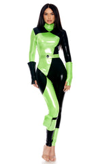 There She Go Sexy Villainess Catsuit Cartoon Character Adult Costume